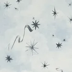 LUMINARIES - CLEAR BLUE Schumacher Wallpaper | Wallpaper Twi LUMINARIES CLEAR BLUE Schumacher Wallpaper wallpaper - SKU 5016010