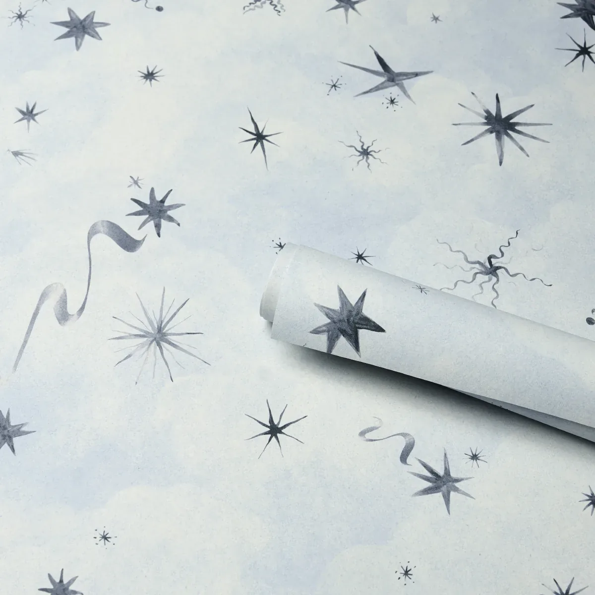 LUMINARIES - CLEAR BLUE Schumacher Wallpaper | Wallpaper Twi LUMINARIES CLEAR BLUE Schumacher Wallpaper wallpaper - SKU 5016010