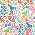 LUPITA - VIBRANT MULTI Schumacher Wallpaper | Wallpaper Twin LUPITA VIBRANT MULTI Schumacher Wallpaper wallpaper - SKU 5013762