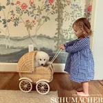MADAME DE POMPADOUR PANEL SET - ALABASTER Schumacher Wallpap MADAME DE POMPADOUR PANEL SET ALABASTER Schumacher Wallpaper wallpaper - SKU 5008540