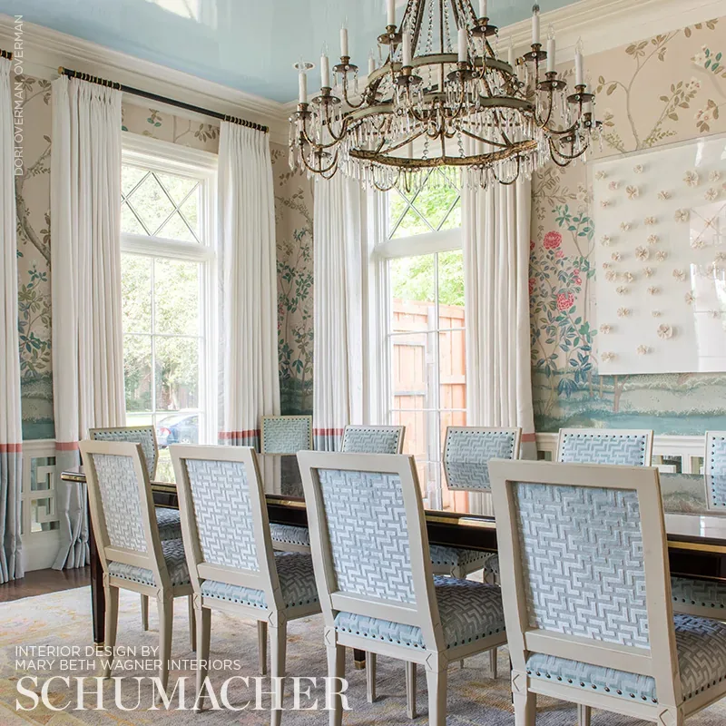 MADAME DE POMPADOUR PANEL SET - ALABASTER Schumacher Wallpap MADAME DE POMPADOUR PANEL SET ALABASTER Schumacher Wallpaper wallpaper - SKU 5008540