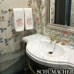 MADAME DE POMPADOUR PANEL SET - AQUA Schumacher Wallpaper | MADAME DE POMPADOUR PANEL SET AQUA Schumacher Wallpaper wallpaper - SKU 5008541