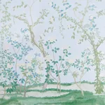 MADAME DE POMPADOUR PANEL SET - BLUE Schumacher Wallpaper | MADAME DE POMPADOUR PANEL SET BLUE Schumacher Wallpaper wallpaper - SKU 5008544