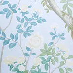 MADAME DE POMPADOUR PANEL SET - BLUE Schumacher Wallpaper | MADAME DE POMPADOUR PANEL SET BLUE Schumacher Wallpaper wallpaper - SKU 5008544