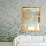 MADAME DE POMPADOUR PANEL SET - BLUE Schumacher Wallpaper | MADAME DE POMPADOUR PANEL SET BLUE Schumacher Wallpaper wallpaper - SKU 5008544