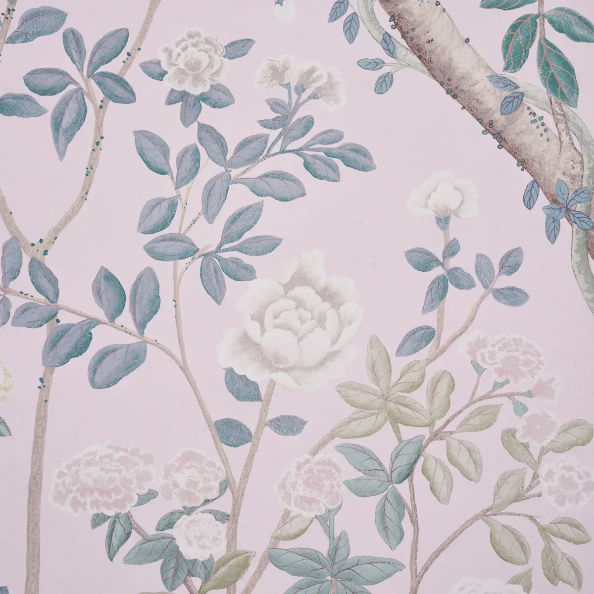 MADAME DE POMPADOUR PANEL SET - BLUSH Schumacher Wallpaper | MADAME DE POMPADOUR PANEL SET BLUSH Schumacher Wallpaper wallpaper - SKU 5008542