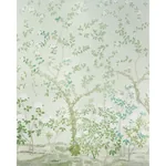 MADAME DE POMPADOUR PANEL SET - GREEN Schumacher Wallpaper | MADAME DE POMPADOUR PANEL SET GREEN Schumacher Wallpaper wallpaper - SKU 5008543