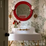 MADAME DE POMPADOUR PANEL SET GREY Schumacher Wallpaper wallpaper - SKU 5008545