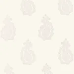 MADRAS PAISLEY OYSTER Schumacher Wallpaper wallpaper - SKU 5005300