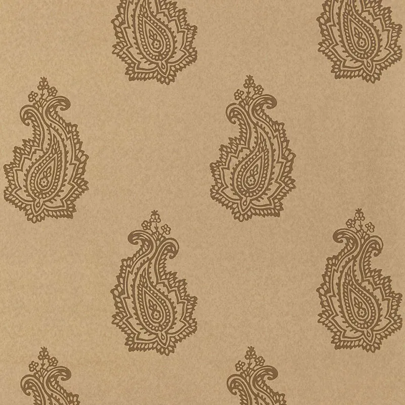 MADRAS PAISLEY TABAC Schumacher Wallpaper wallpaper - SKU 5005303