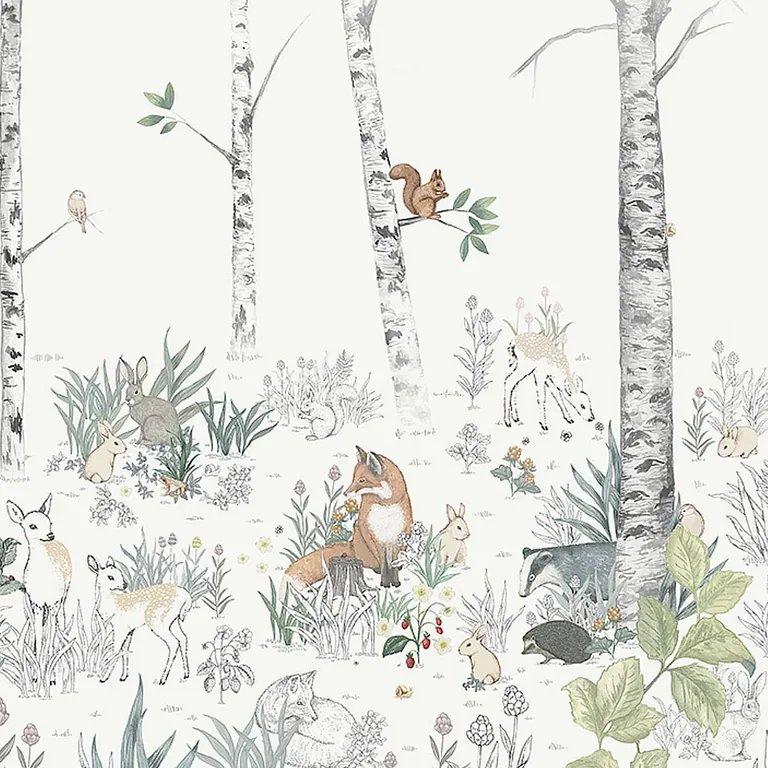 Schumacher MAGIC FOREST MURAL wallpaper