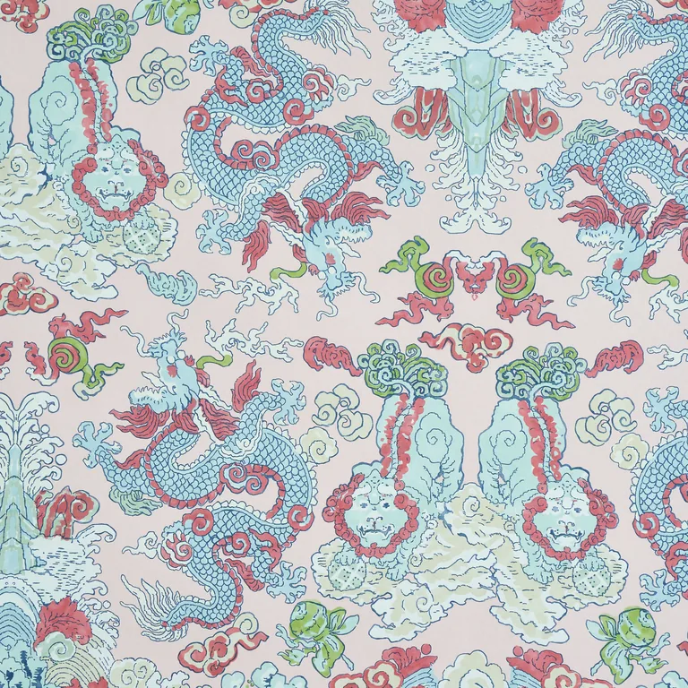 Schumacher MAGIC MOUNTAIN DRAGON wallpaper