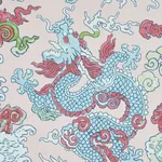 MAGIC MOUNTAIN DRAGON BLUSH Schumacher Wallpaper wallpaper - SKU 5011591
