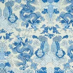 MAGIC MOUNTAIN DRAGON PORCELAIN Schumacher Wallpaper wallpaper - SKU 5011590