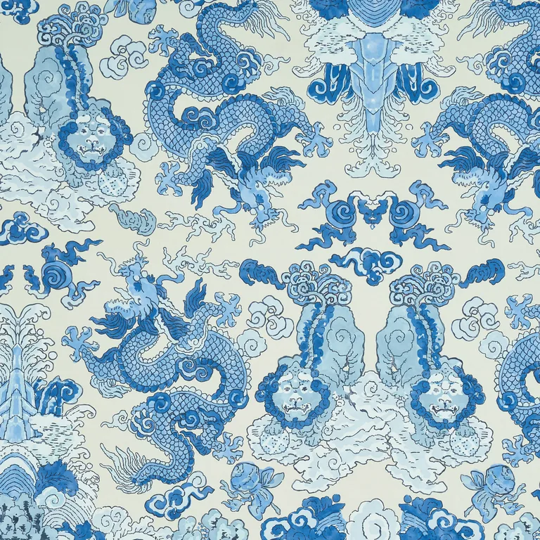 Schumacher MAGIC MOUNTAIN DRAGON wallpaper