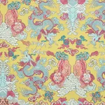 MAGIC MOUNTAIN DRAGON YELLOW Schumacher Wallpaper wallpaper - SKU 5011592