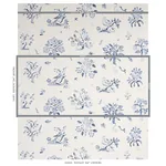 MAGICAL MENAGERIE - BLUES Schumacher Wallpaper | Wallpaper T MAGICAL MENAGERIE BLUES Schumacher Wallpaper wallpaper - SKU 5012212