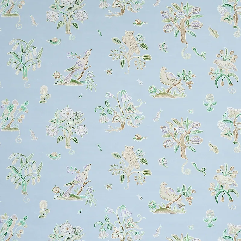 MAGICAL MENAGERIE SKY Schumacher Wallpaper wallpaper - SKU 5012210