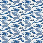 MAGICAL MING DRAGON PORCELAIN Schumacher Wallpaper wallpaper - SKU 5010600