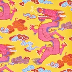 MAGICAL MING DRAGON YELLOW Schumacher Wallpaper wallpaper - SKU 5010601