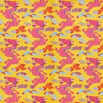 MAGICAL MING DRAGON YELLOW Schumacher Wallpaper wallpaper - SKU 5010601