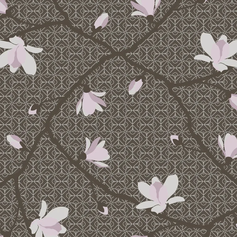 Schumacher MAGNOLIA wallpaper, color MINERAL, SKU 5451