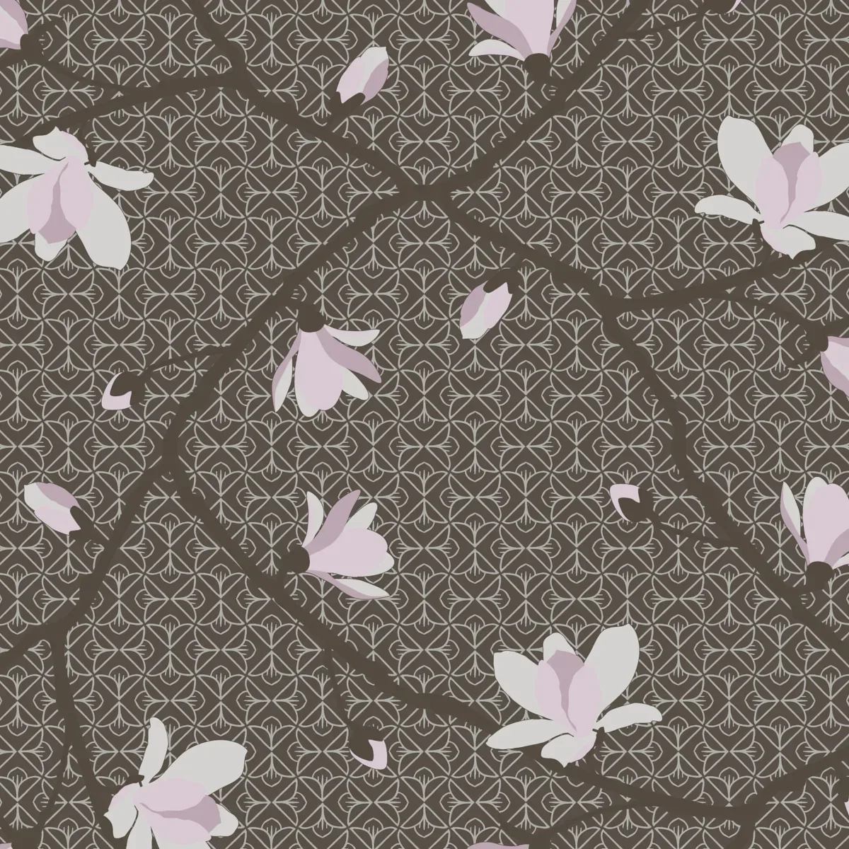 MAGNOLIA MINERAL Schumacher Wallpaper wallpaper - SKU 5451