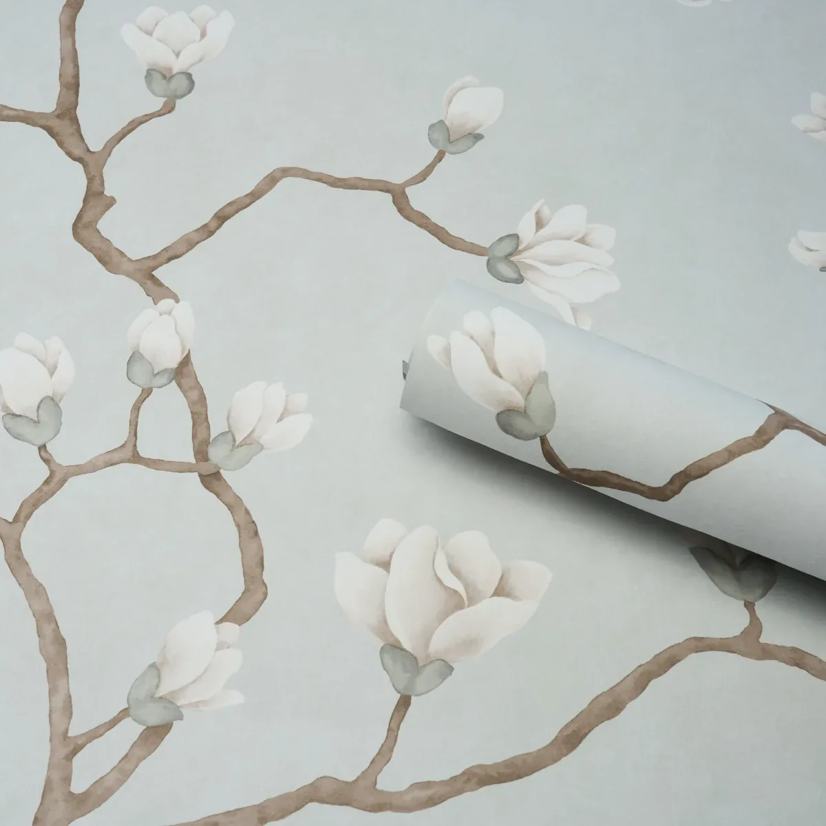 MAGNOLIA TREE DUSTY SKY Schumacher Wallpaper wallpaper - SKU 5016930