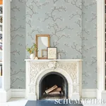 MAGNOLIA TREE DUSTY SKY Schumacher Wallpaper wallpaper - SKU 5016930