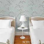 MAGNOLIA TREE DUSTY SKY Schumacher Wallpaper wallpaper - SKU 5016930