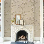 MAGNOLIA TREE SOFT GOLD Schumacher Wallpaper wallpaper - SKU 5016932