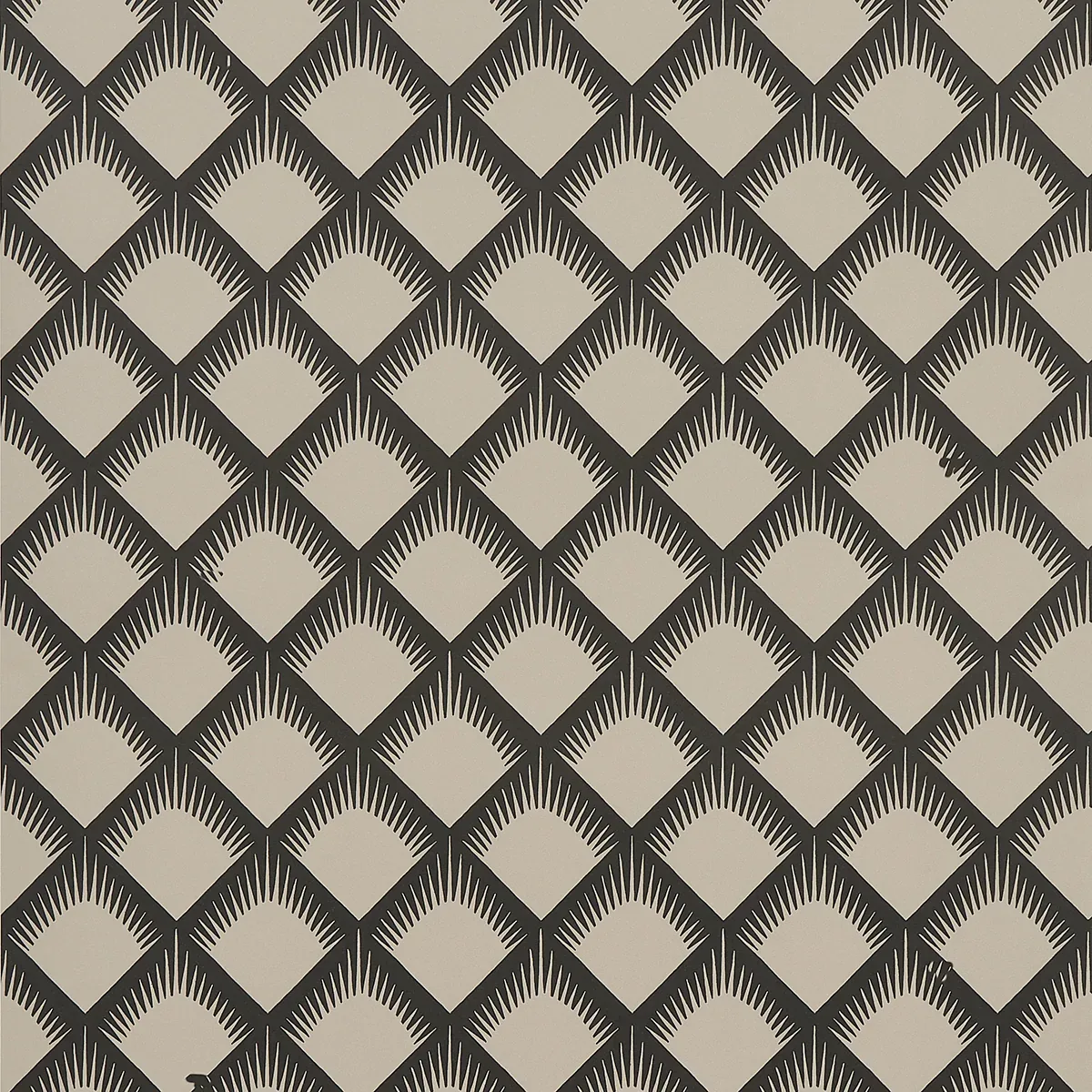 MAIZE BLACK & CREAM Schumacher Wallpaper wallpaper - SKU 5015040