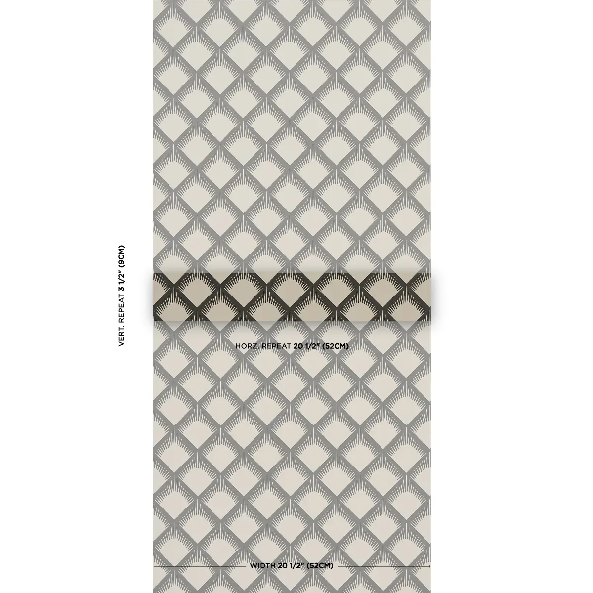 MAIZE BLACK & CREAM Schumacher Wallpaper wallpaper - SKU 5015040