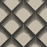 MAIZE BLACK & CREAM Schumacher Wallpaper wallpaper - SKU 5015040