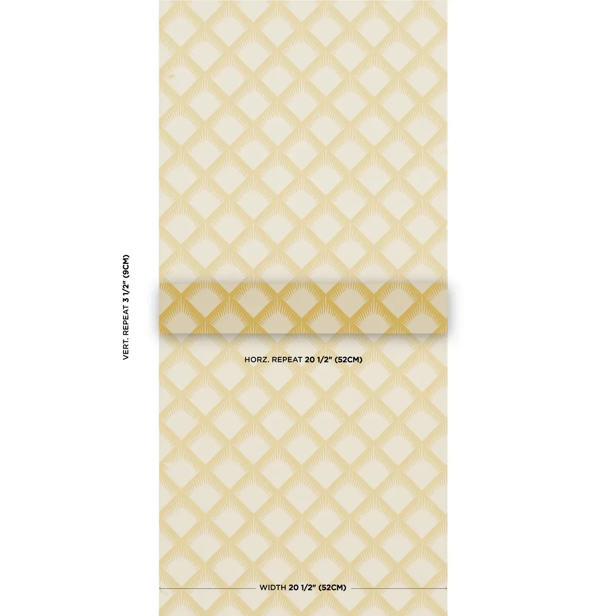 MAIZE MUSTARD Schumacher Wallpaper wallpaper - SKU 5015042