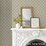 MAIZE SOFT GOLD Schumacher Wallpaper wallpaper - SKU 5015041