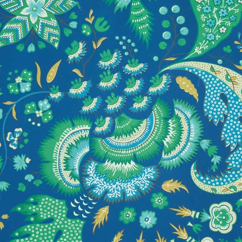 MAJORELLE BLUE Schumacher Wallpaper wallpaper - SKU 5011350