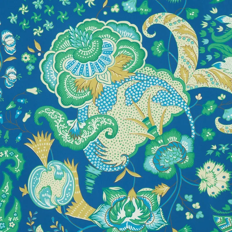 MAJORELLE BLUE Schumacher Wallpaper wallpaper - SKU 5011350