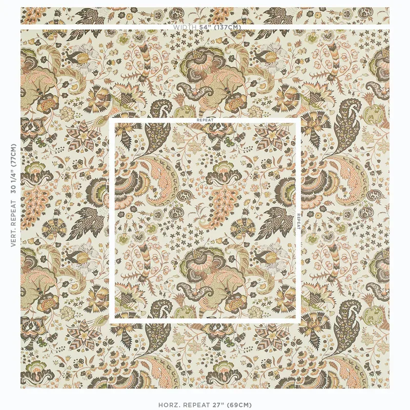 MAJORELLE NEUTRAL Schumacher Wallpaper wallpaper - SKU 5011352