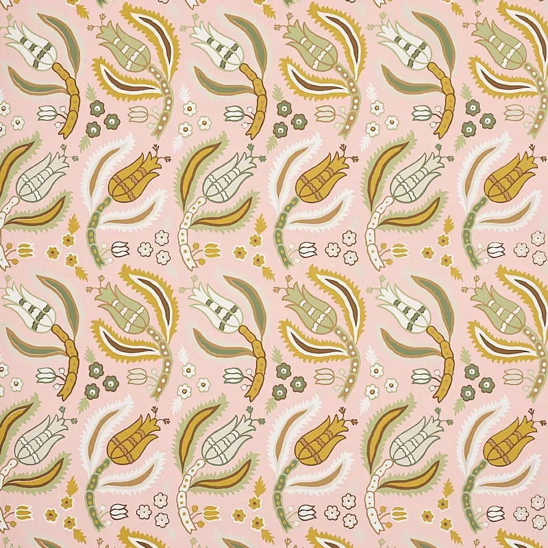 MALABAR VINE BLUSH Schumacher Wallpaper wallpaper - SKU 5012342