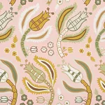 MALABAR VINE BLUSH Schumacher Wallpaper wallpaper - SKU 5012342