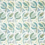 MALABAR VINE PEACOCK Schumacher Wallpaper wallpaper - SKU 5012340