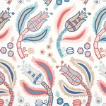 MALABAR VINE ROSE & DELFT Schumacher Wallpaper wallpaper - SKU 5012341