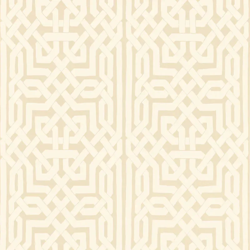 MALAGA FLAX Schumacher Wallpaper wallpaper - SKU 5005930
