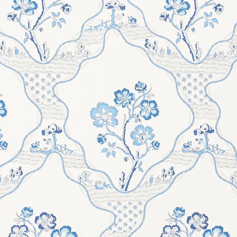 MARELLA - DELFT Schumacher Wallpaper | Wallpaper Twins MARELLA DELFT Schumacher Wallpaper wallpaper - SKU 5008801