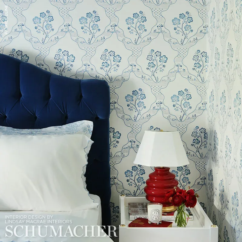 MARELLA - DELFT Schumacher Wallpaper | Wallpaper Twins MARELLA DELFT Schumacher Wallpaper wallpaper - SKU 5008801