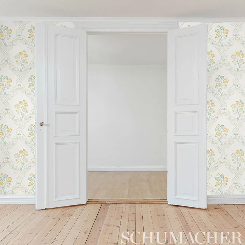 MARELLA - LEAF Schumacher Wallpaper | Wallpaper Twins MARELLA LEAF Schumacher Wallpaper wallpaper - SKU 5008802
