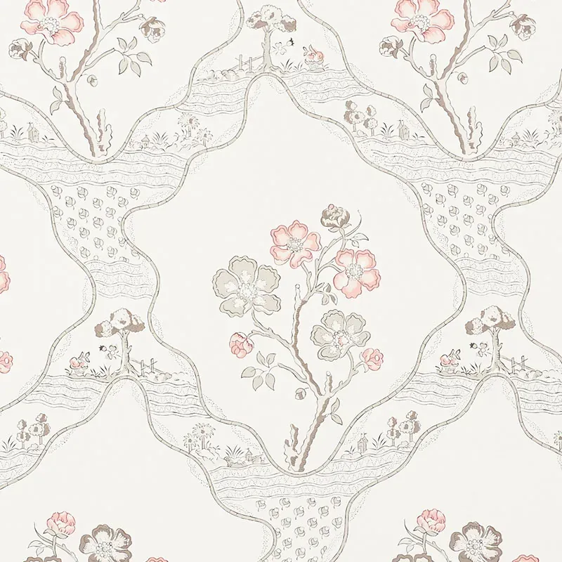 MARELLA - ROSE Schumacher Wallpaper | Wallpaper Twins MARELLA ROSE Schumacher Wallpaper wallpaper - SKU 5008800