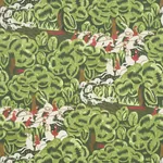 MARGARET SCHLOEMAN'S FOX CHASE - FOREST Schumacher Wallpaper MARGARET SCHLOEMAN'S FOX CHASE FOREST Schumacher Wallpaper wallpaper - SKU 5016150