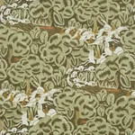 MARGARET SCHLOEMAN'S FOX CHASE SAGE & SOFT BROWN Schumacher Wallpaper wallpaper - SKU 5016152